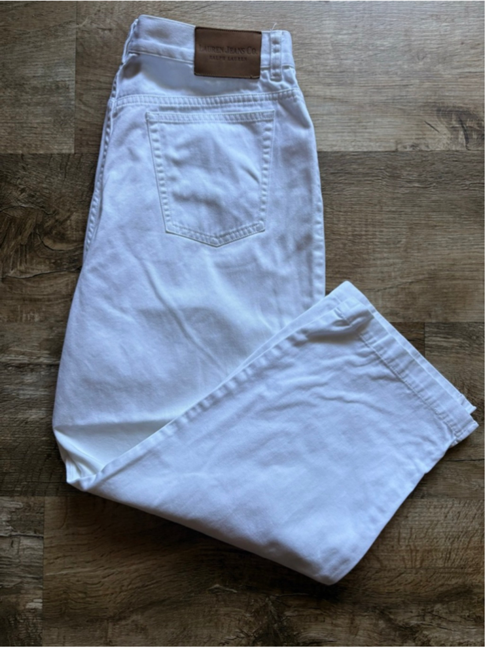 Lauren Jeans Co Ralph Lauren White Capris Size 14